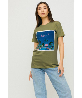 Футболка Boyfriend / air print /