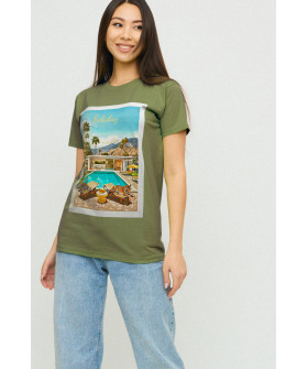 Футболка Boyfriend / air print /