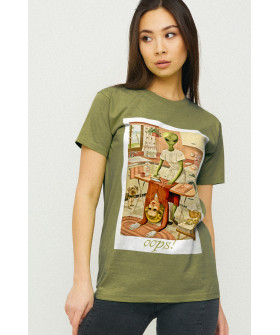Футболка Boyfriend / air print /