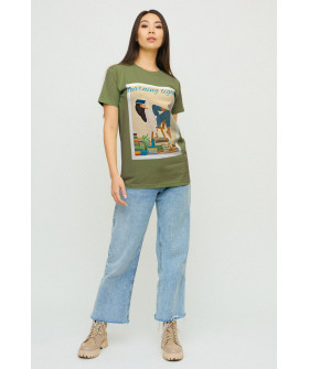 Футболка Boyfriend / air print /