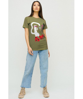 Футболка Boyfriend / air print /