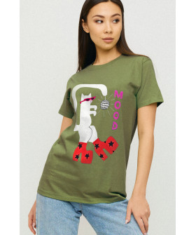 Футболка Boyfriend / air print /