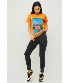 Футболка Boyfriend / air print /