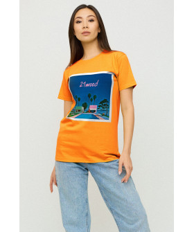 Футболка Boyfriend / air print /