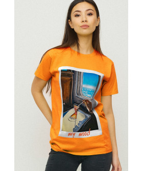 Футболка Boyfriend / air print /