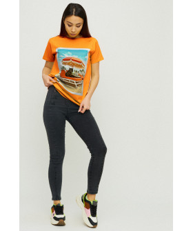 Футболка Boyfriend / air print /