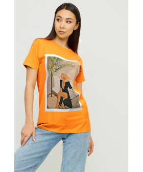 Футболка Boyfriend / air print /