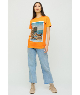 Футболка Boyfriend / air print /