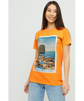 Футболка Boyfriend / air print /