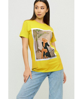 Футболка Boyfriend / air print /