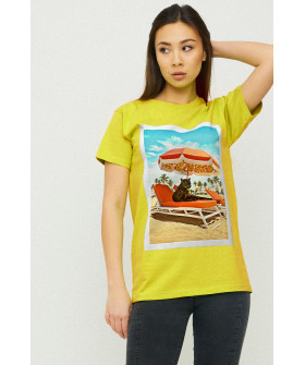 Футболка Boyfriend / air print /