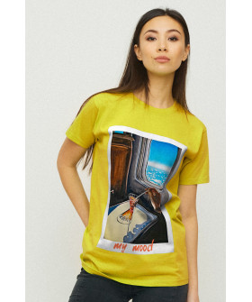 Футболка Boyfriend / air print /