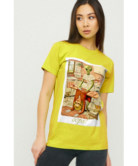 Футболка Boyfriend / air print /