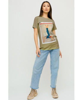 Футболка Boyfriend / air print /