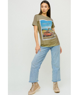 Футболка Boyfriend / air print /