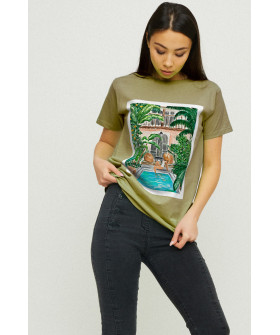 Футболка Boyfriend / air print /