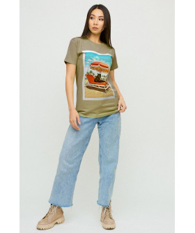 Футболка Boyfriend / air print /