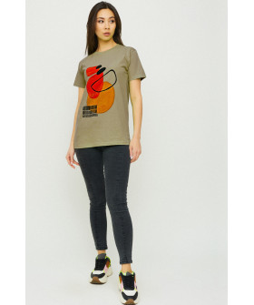Футболка Boyfriend / air print /