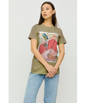 Футболка Boyfriend / air print /