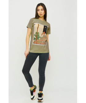 Футболка Boyfriend / air print /