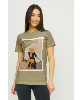 Футболка Boyfriend / air print /