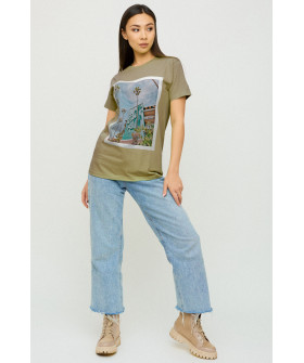 Футболка Boyfriend / air print /