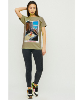Футболка Boyfriend / air print /