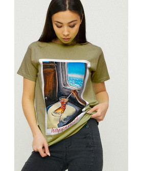 Футболка Boyfriend / air print /