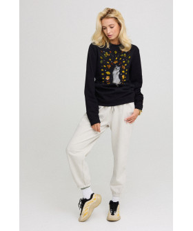 Світшот жіночий oversize  /no flis/ 