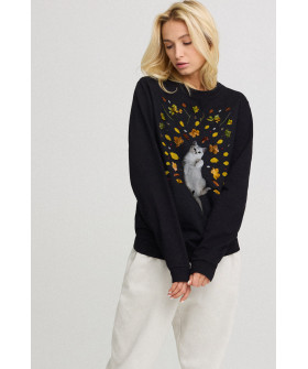 Світшот жіночий oversize  /no flis/ 