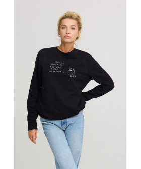 Світшот жіночий oversize  /no flis/ 