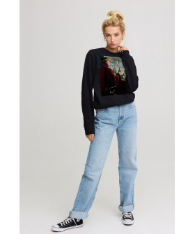 Світшот жіночий oversize  /no flis/ 