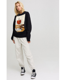 Світшот жіночий oversize  /no flis/ 