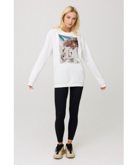 Світшот жіночий oversize  /no flis/ 