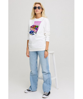 Світшот жіночий oversize  /no flis/ 
