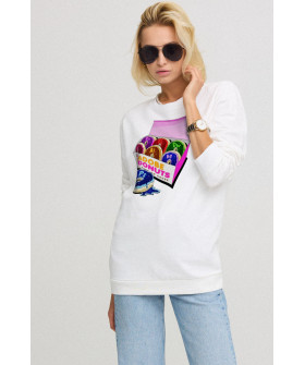 Світшот жіночий oversize  /no flis/ 