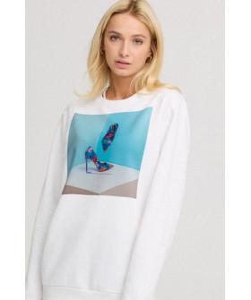 Світшот жіночий oversize  /no flis/ 
