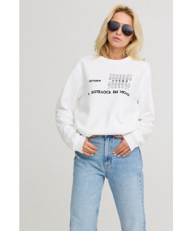 Світшот жіночий oversize  /no flis/ 