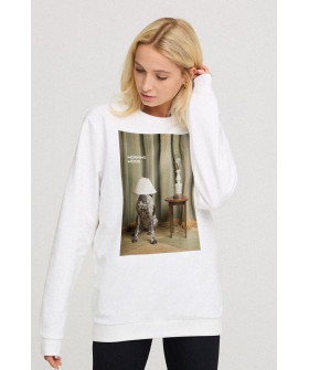 Світшот жіночий oversize  /no flis/ 