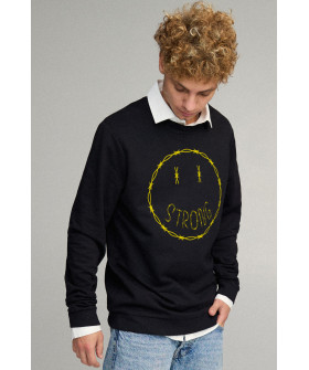 Світшот чоловічий OVERSIZE /no flis/