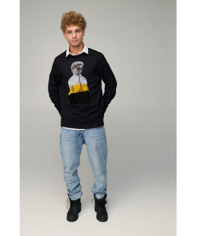Світшот чоловічий OVERSIZE /no flis/