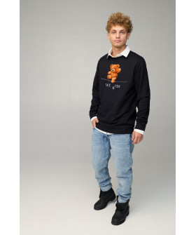 Світшот чоловічий OVERSIZE /no flis/