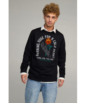 Світшот чоловічий OVERSIZE /no flis/