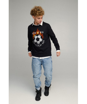 Світшот чоловічий OVERSIZE /no flis/