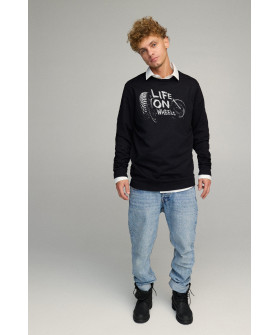 Світшот чоловічий OVERSIZE /no flis/