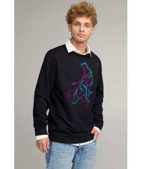 Світшот чоловічий OVERSIZE /no flis/