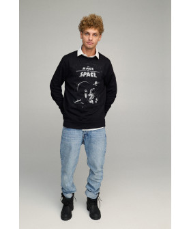 Світшот чоловічий OVERSIZE /no flis/
