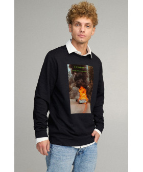 Світшот чоловічий OVERSIZE /no flis/