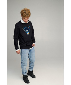 Світшот чоловічий OVERSIZE /no flis/