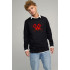 Світшот чоловічий OVERSIZE /no flis/